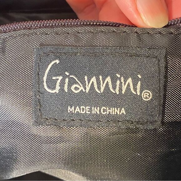 Giannini Tribal Print Tote Funky Geometric 70's Pattern Colorful Satchel - Picture 6 of 7